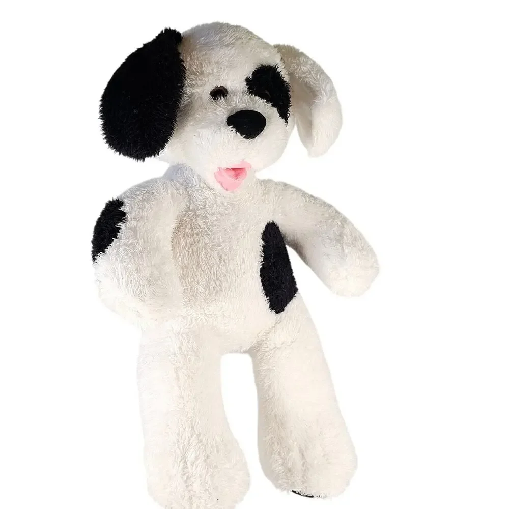 Build-A-Bear White Black Puppy Dog 17